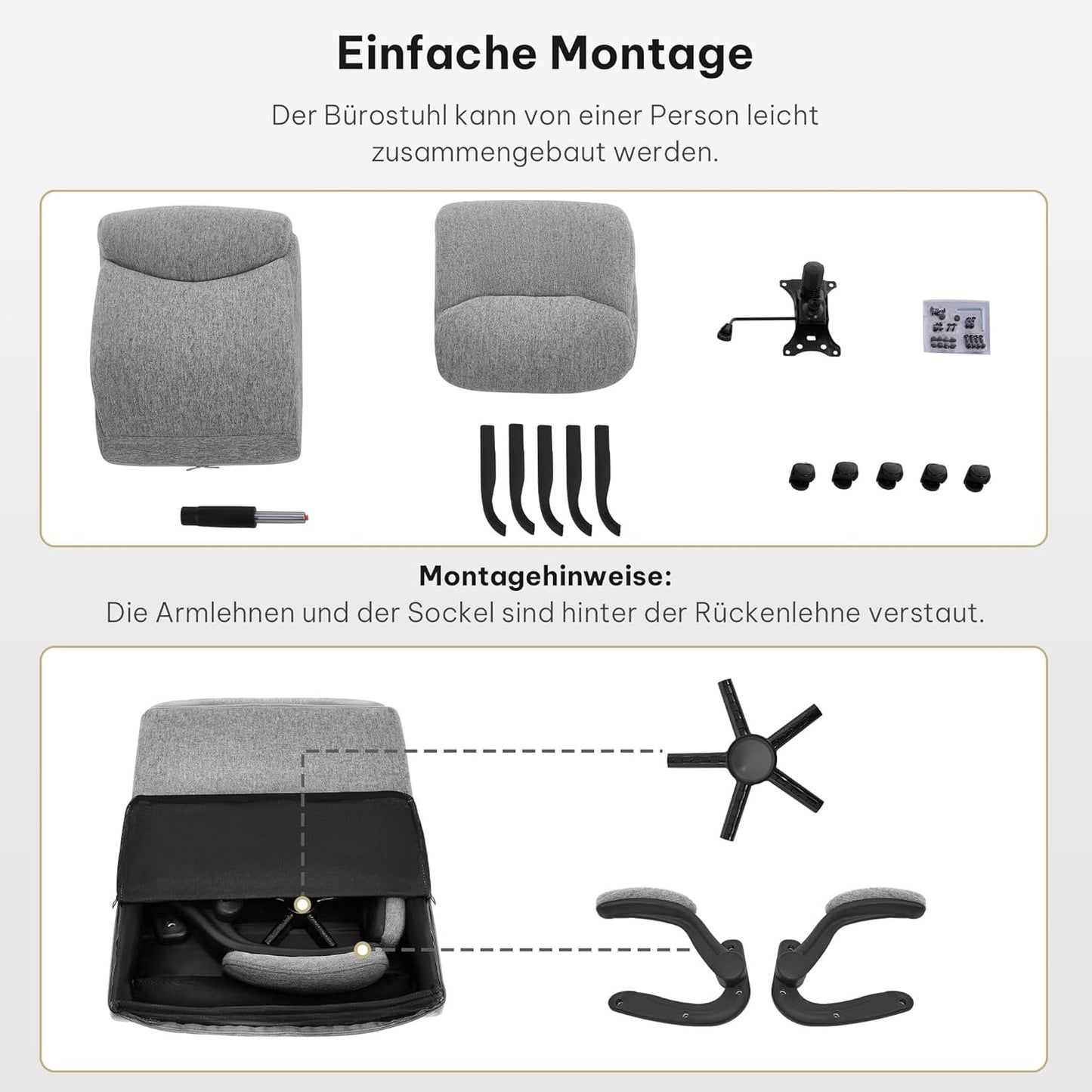 Office chair ergonomic computer chair with flip-up armrests
