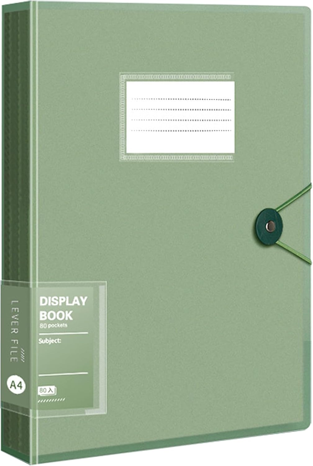 A4 Sichtbuch mit Klarsichthüllen Ordner mit Folien Projektordner für Einzelpersonen, Büro und Zuhause